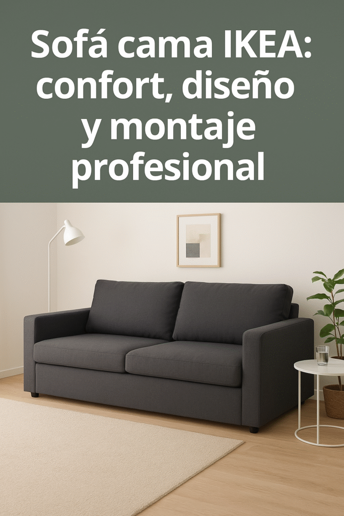 Sofa cama ikea.